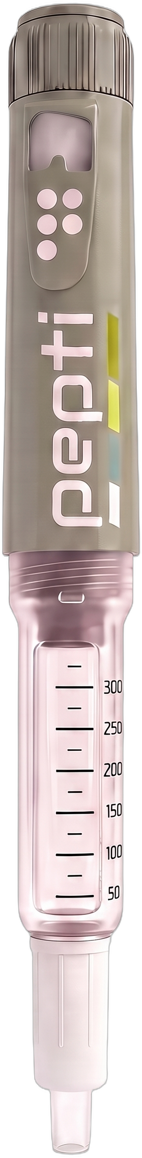 The pepti Pen — reusable auto-injector
